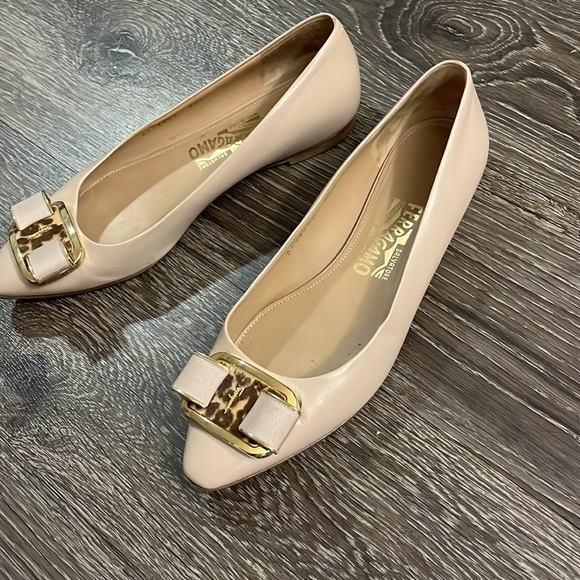 Salvatore Ferragamo ballet flats beige size 8 - Picture 4 of 7